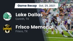 Recap: Lake Dallas  vs. Frisco Memorial  2021