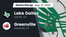 Recap: Lake Dallas  vs. Greenville  2022