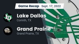 Recap: Lake Dallas  vs. Grand Prairie  2022