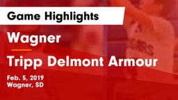 Wagner  vs Tripp Delmont Armour Game Highlights - Feb. 5, 2019