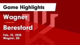Wagner  vs Beresford  Game Highlights - Feb. 25, 2020