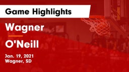 Wagner  vs O'Neill  Game Highlights - Jan. 19, 2021