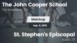 Matchup: John Cooper School vs. St. Stephen's Episcopal  2016