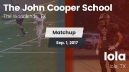 Matchup: John Cooper School vs. Iola  2017