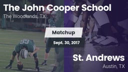 Matchup: John Cooper School vs. St. Andrews  2017