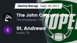 Recap: The John Cooper School vs. St. Andrews  2017