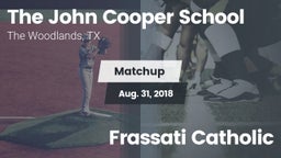 Matchup: John Cooper School vs. Frassati Catholic 2018
