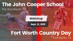 Matchup: John Cooper School vs. Fort Worth Country Day  2018