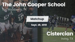 Matchup: John Cooper School vs. Cistercian  2018