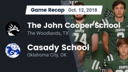 Recap: The John Cooper School vs. Casady School 2018