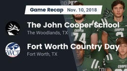 Recap: The John Cooper School vs. Fort Worth Country Day  2018