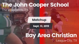 Matchup: John Cooper School vs. Bay Area Christian  2019