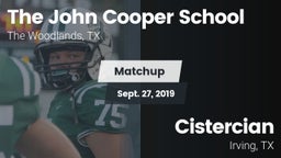 Matchup: John Cooper School vs. Cistercian  2019