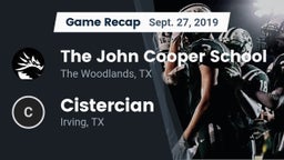 Recap: The John Cooper School vs. Cistercian  2019