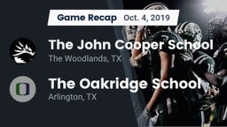 Recap: The John Cooper School vs. The Oakridge School 2019