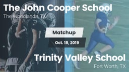 Matchup: John Cooper School vs. Trinity Valley School 2019