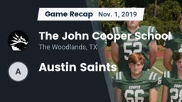 Recap: The John Cooper School vs. Austin Saints 2019