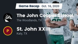 Recap: The John Cooper School vs. St. John XXIII  2020