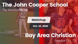 Matchup: John Cooper School vs. Bay Area Christian  2020