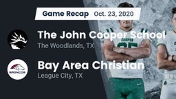 Recap: The John Cooper School vs. Bay Area Christian  2020