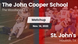Matchup: John Cooper School vs. St. John's  2020