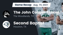 Recap: The John Cooper School vs. Second Baptist  2021