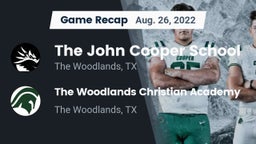 Recap: The John Cooper School vs. The Woodlands Christian Academy  2022