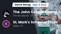 Recap: The John Cooper School vs. St. Mark's School of Texas 2022