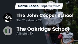 Recap: The John Cooper School vs. The Oakridge School 2022