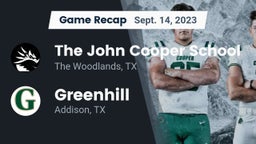 Recap: The John Cooper School vs. Greenhill  2023