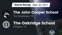 Recap: The John Cooper School vs. The Oakridge School 2023