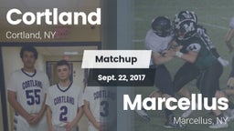 Matchup: Cortland  vs. Marcellus  2017