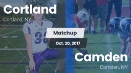 Matchup: Cortland  vs. Camden  2017