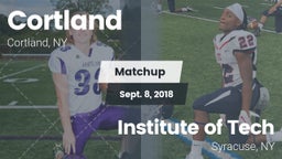 Matchup: Cortland  vs. Institute of Tech  2018