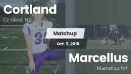 Matchup: Cortland  vs. Marcellus  2018