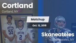 Matchup: Cortland  vs. Skaneateles  2018