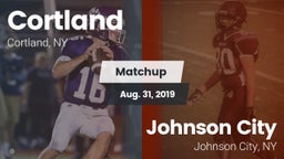 Matchup: Cortland  vs. Johnson City  2019