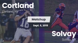 Matchup: Cortland  vs. Solvay  2019