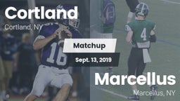 Matchup: Cortland  vs. Marcellus  2019