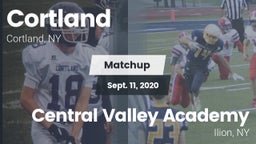 Matchup: Cortland  vs. Central Valley Academy 2020
