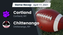 Recap: Cortland  vs. Chittenango  2021
