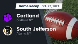 Recap: Cortland  vs. South Jefferson  2021