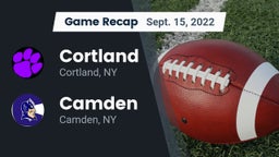 Recap: Cortland  vs. Camden  2022