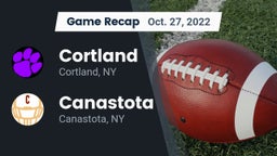 Recap: Cortland  vs. Canastota  2022