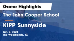The John Cooper School vs KIPP Sunnyside  Game Highlights - Jan. 3, 2020