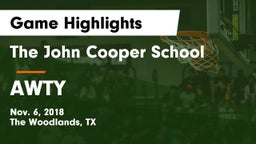 The John Cooper School vs AWTY Game Highlights - Nov. 6, 2018