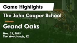 The John Cooper School vs Grand Oaks  Game Highlights - Nov. 22, 2019