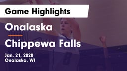 Onalaska  vs Chippewa Falls  Game Highlights - Jan. 21, 2020