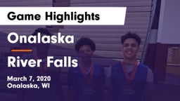 Onalaska  vs River Falls  Game Highlights - March 7, 2020