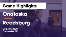 Onalaska  vs Reedsburg Game Highlights - Dec. 29, 2020